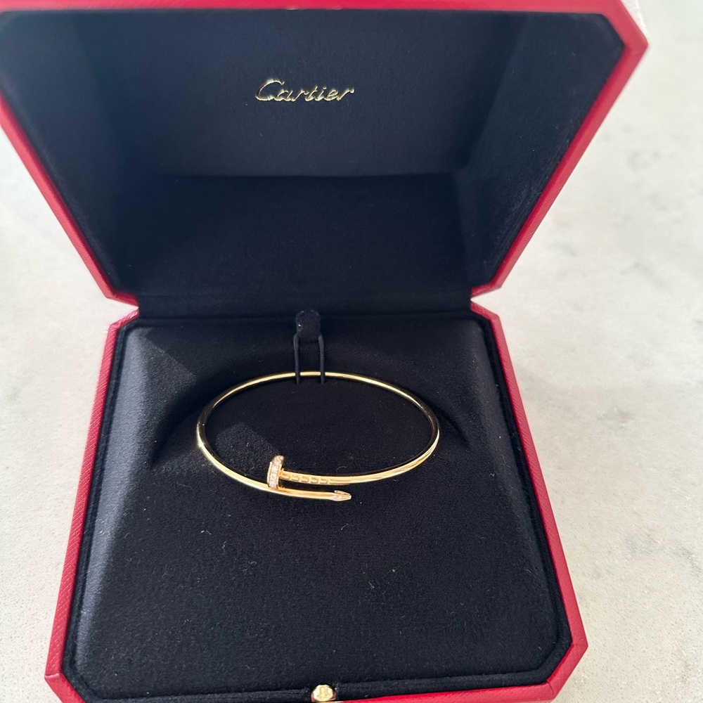 JUSTE UN CLOU BRACELET, SMALL MODEL, DIAMONDS